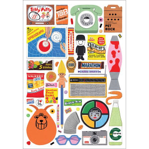 In the 70's Collage By Happily