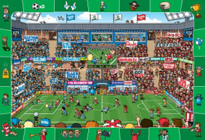 Spot & Find Soccer Children's Cartoon By Eurographics