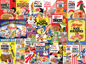 Cereal Favorites Collage By RoseArt