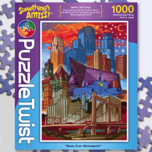 Moon Over Minneapolis - Something's Amiss! Landmarks & Monuments By PuzzleTwist