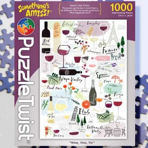 Wine, Vino, Vin - Something's Amiss! Drinks & Adult Beverage By PuzzleTwist