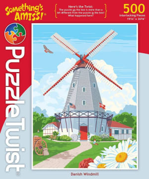Something's Amiss! - Danish Windmill Europe By PuzzleTwist