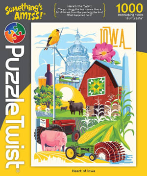 Something's Amiss! - Heart of Iowa Collage By PuzzleTwist