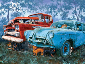 Raining Cats and Dogs Car By SunsOut