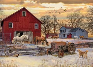 Winter on the Farm Winter By Cobble Hill