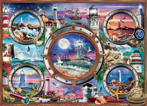 Lighthouses Collage By Cobble Hill