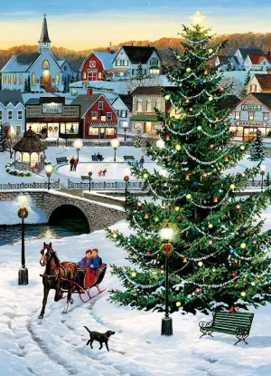 Village Tree Christmas By Cobble Hill