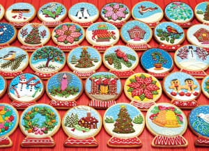 Snow Globe Cookies Collage By Cobble Hill