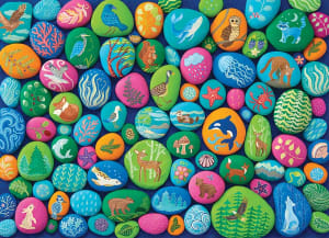 Northwest Stones Collage By Cobble Hill