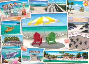 Happy Place Beach & Ocean Jigsaw Puzzle By Cobble Hill
