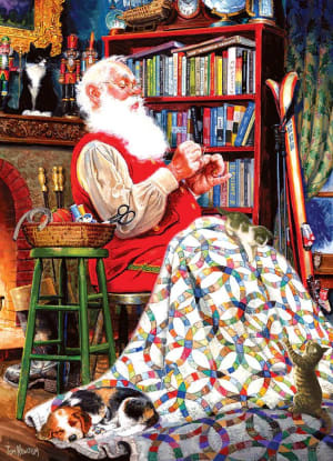 Santa's Quilt Christmas By Cobble Hill