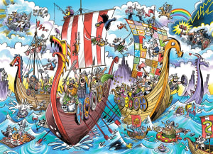 DoodleTown: Viking Voyage Cartoon By Cobble Hill