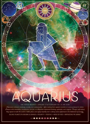 Aquarius Astrology & Zodiac By Cobble Hill