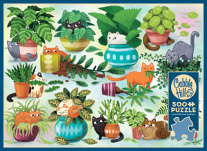 Cats vs. Plants Collage By Cobble Hill