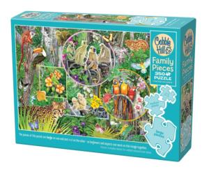 Rainforest Magic Jungle Animals Family Pieces By Cobble Hill