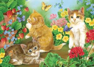 Kitten Playtime Cats Children's Puzzles By Cobble Hill
