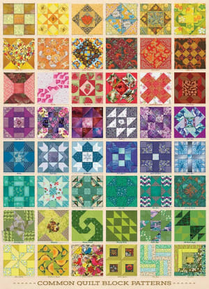 Common Quilt Blocks (Small Box) Pattern & Geometric By Jack Pine