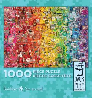 Rainbow Rainbow & Gradient Jigsaw Puzzle By Jack Pine