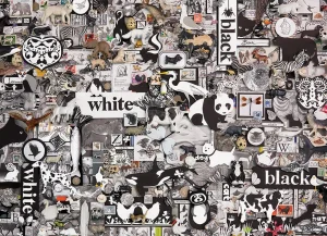 Black & White: Animals Monochromatic By Cobble Hill