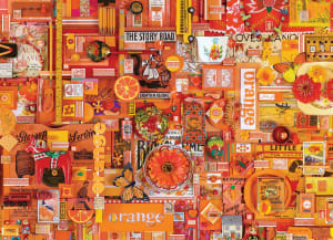 Orange - Scratch and Dent Monochromatic By Cobble Hill