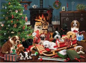 Christmas Puppies Christmas By Cobble Hill