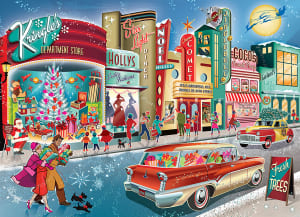 Vintage Main Street Christmas By Cobble Hill