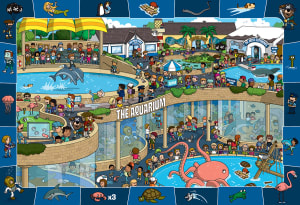 Crazy Aquarium (Spot & Find) Humor By Eurographics