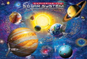 Solar System Puzzle in a Lunch Box Science By Eurographics