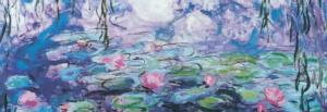 Waterlillies by Claude Monet - Scratch and Dent Impressionism & Post-Impressionism Panoramic Puzzle By Eurographics