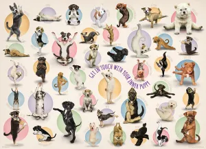 Yoga Puppies Collage By Eurographics