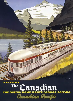 The Scenic Dome Route, 1955 Canada By Eurographics
