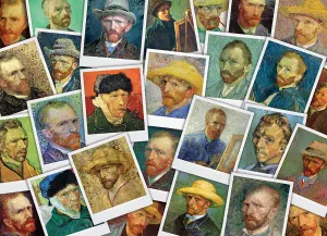 Van Gogh's Selfies Collage By Eurographics