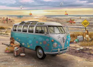 The Love & Hope VW Bus Beach & Ocean By Eurographics