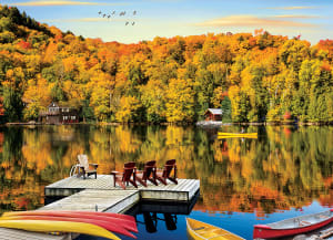 Lakeside Cottage, Quebec Lakes & Rivers By Eurographics