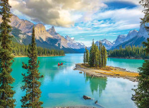 Maligne Lake, Alberta Lakes & Rivers By Eurographics