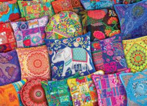 Indian Pillows Elephant Jigsaw Puzzle By Eurographics
