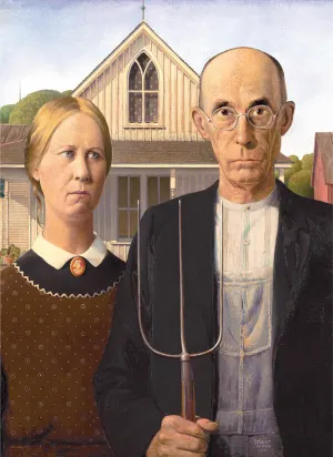 American Gothic Fine Art By Eurographics