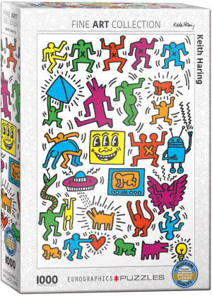Keith Haring - Collage Cartoon By Eurographics