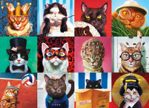 Funny Cats Collage By Eurographics