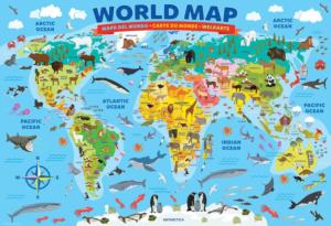 World Map Illustrated