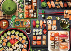 Sushi Table Food and Drink By Eurographics