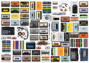 Cassette Player Tin Nostalgic & Retro By Eurographics