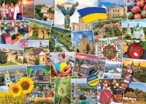Ukraine Globetrotter Collage Jigsaw Puzzle By Eurographics