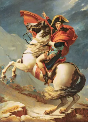 Napoleon Crossing the Alps Fine Art By Eurographics