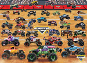 Monster Jam Truck Lineup Collage By Eurographics