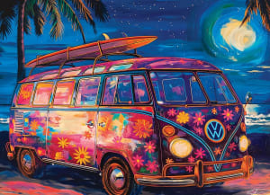 VW Beach Fun Beach & Ocean By Eurographics