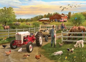 Ford Tractor Farmer by GG Farm Animal By Eurographics