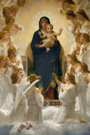 Virgin with Angels Renaissance By Eurographics