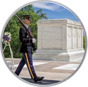 Tomb Of The Unknowns MiniPix® Puzzle Military By Pigment & Hue
