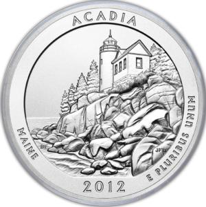 Acadia National Park MiniPix® Puzzle National Parks Round Jigsaw Puzzle By Pigment & Hue
